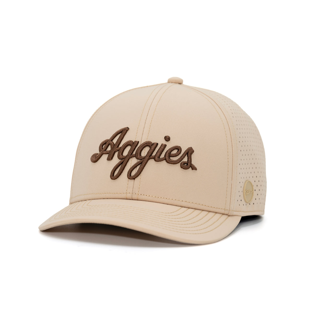 Texas A&M - Dune / Espresso Aggies Script (Hand Painted Azalea Interior) - image 2