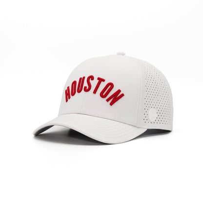 Houston - Classic White Cougar Red