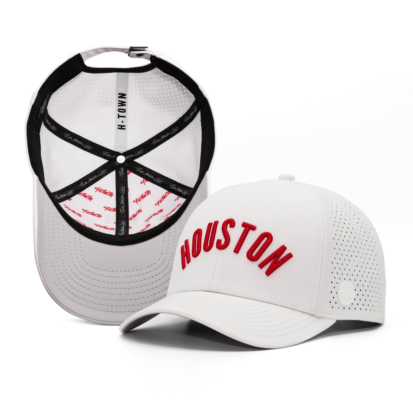Houston - Classic White Cougar Red
